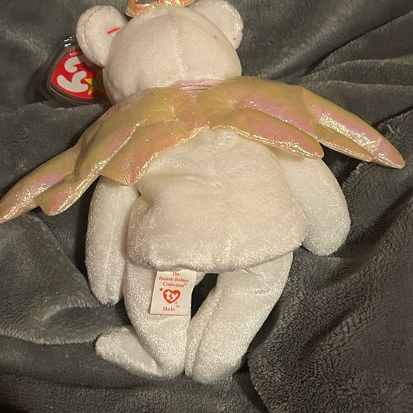 Rare 1998 Halo Ty Beanie Baby - Picture 3 of 4